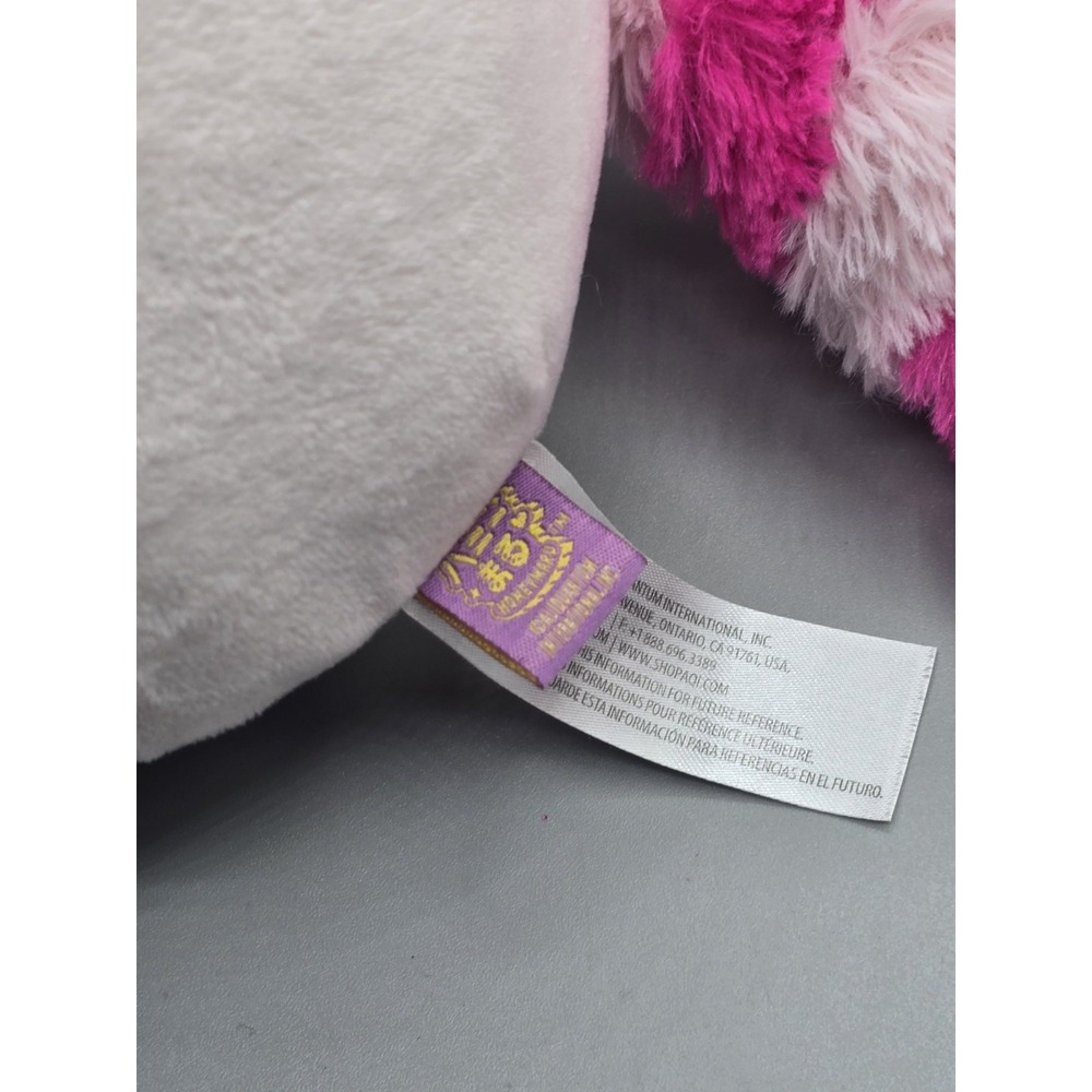 Honeymaru KitCat Mochi Kawaii Pink Kitty Cat Plush Anime Furry Striped Tail 11" - Picture 6 of 10